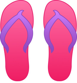 Flip-flops Shoe Clip art - Color stripe beach sandals png download ...