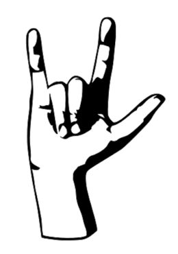 Love Sign Clipart Illustration Finger Hand Transparent Clip Art